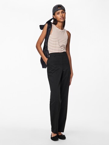 PIECES Regular Pants 'Molina' in Black