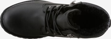 Man's World Lace-Up Boots in Black