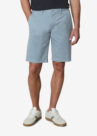 Marc O'Polo Regular Chino 'Reso' in Blauw: voorkant