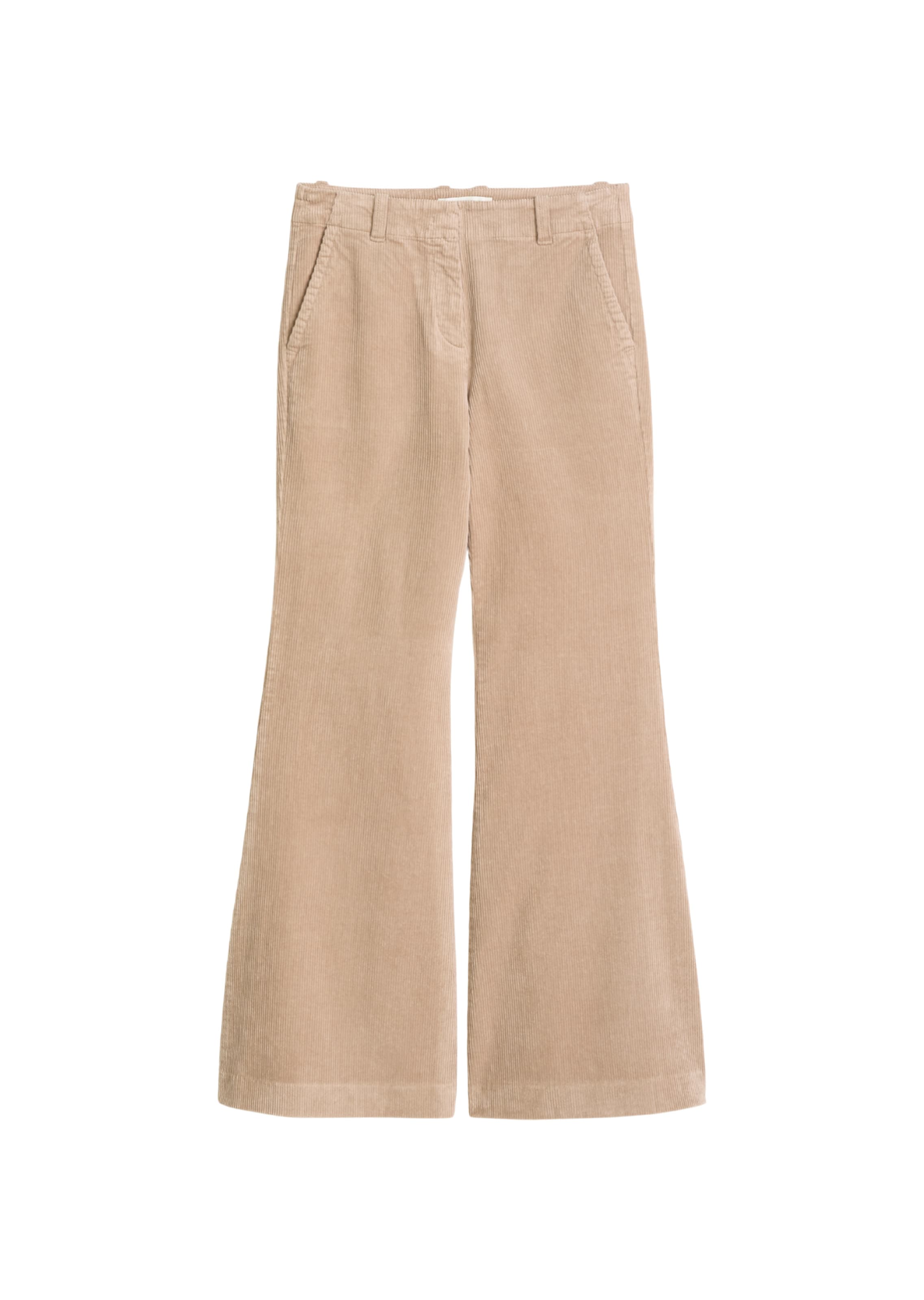 Marc O'Polo Flared Hose in Beige: Vorderseite