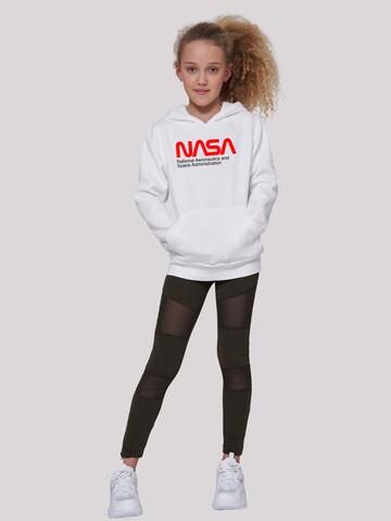 F4NT4STIC Hoodie 'NASA Aeronautics And Space' in Weiß