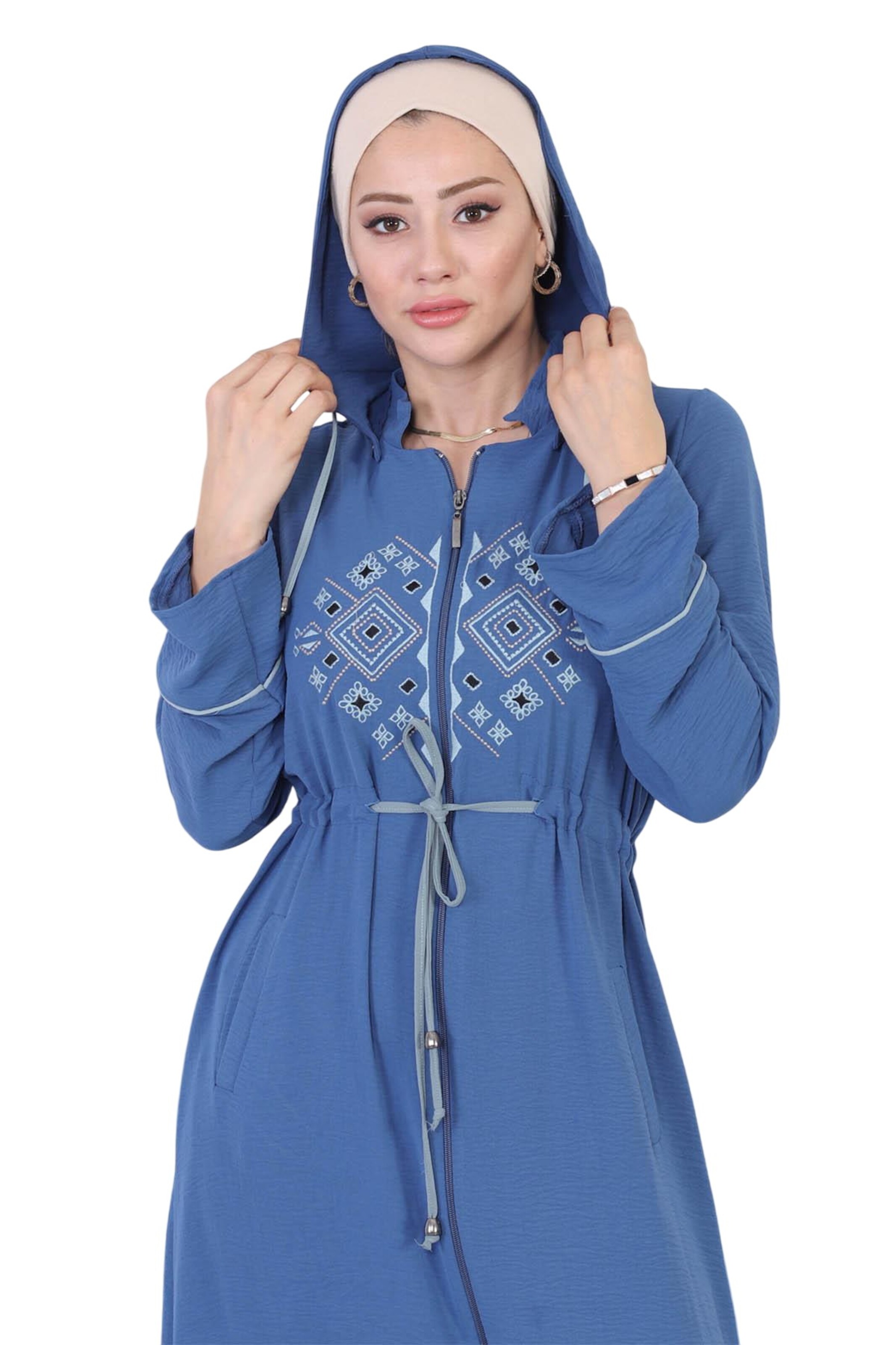 MODAMIHRAM Jurk in Blauw