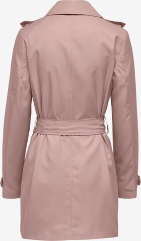 Manteau mi-saison 'MEGAN' ONLY en rose