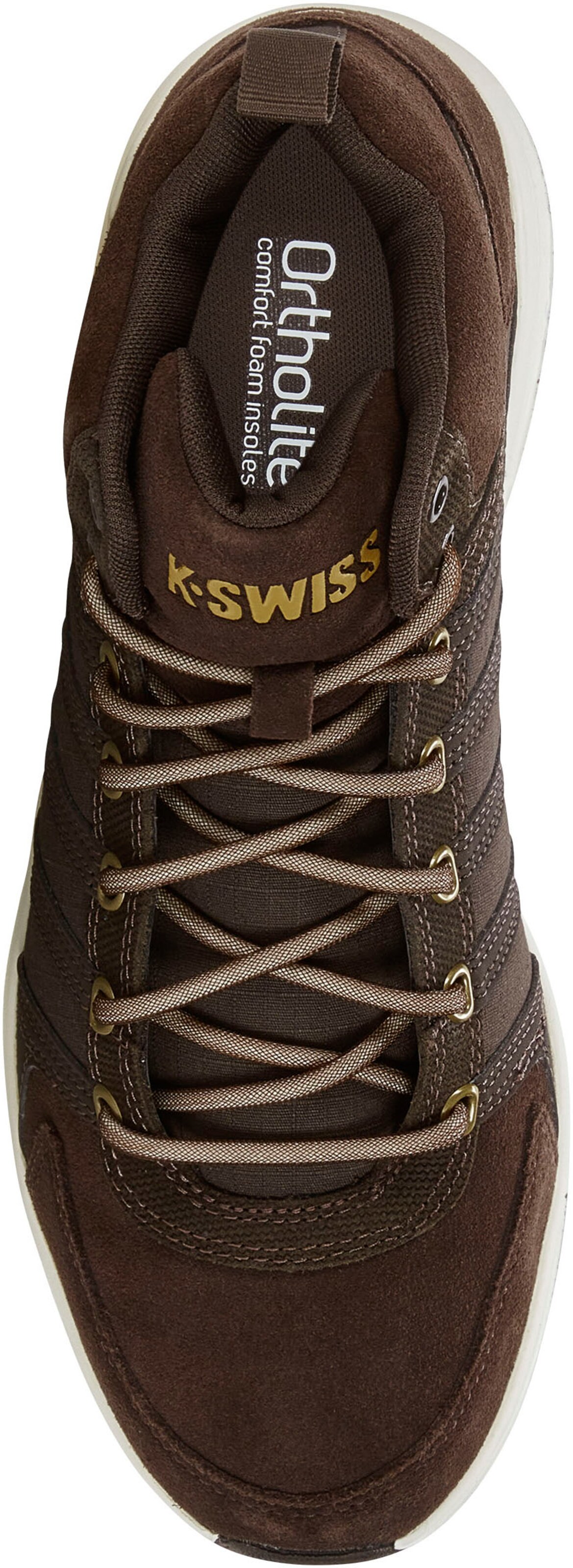 Sneaker alta 'Vista' di K-SWISS in marrone