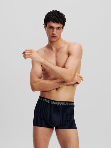 Boxer di Karl Lagerfeld in blu: frontale