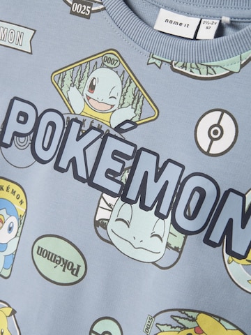NAME IT Sweatshirt 'Pokémon' in Blue