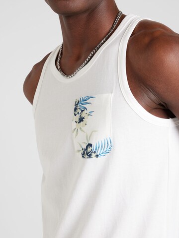 T-Shirt 'CHILL' JACK & JONES en blanc