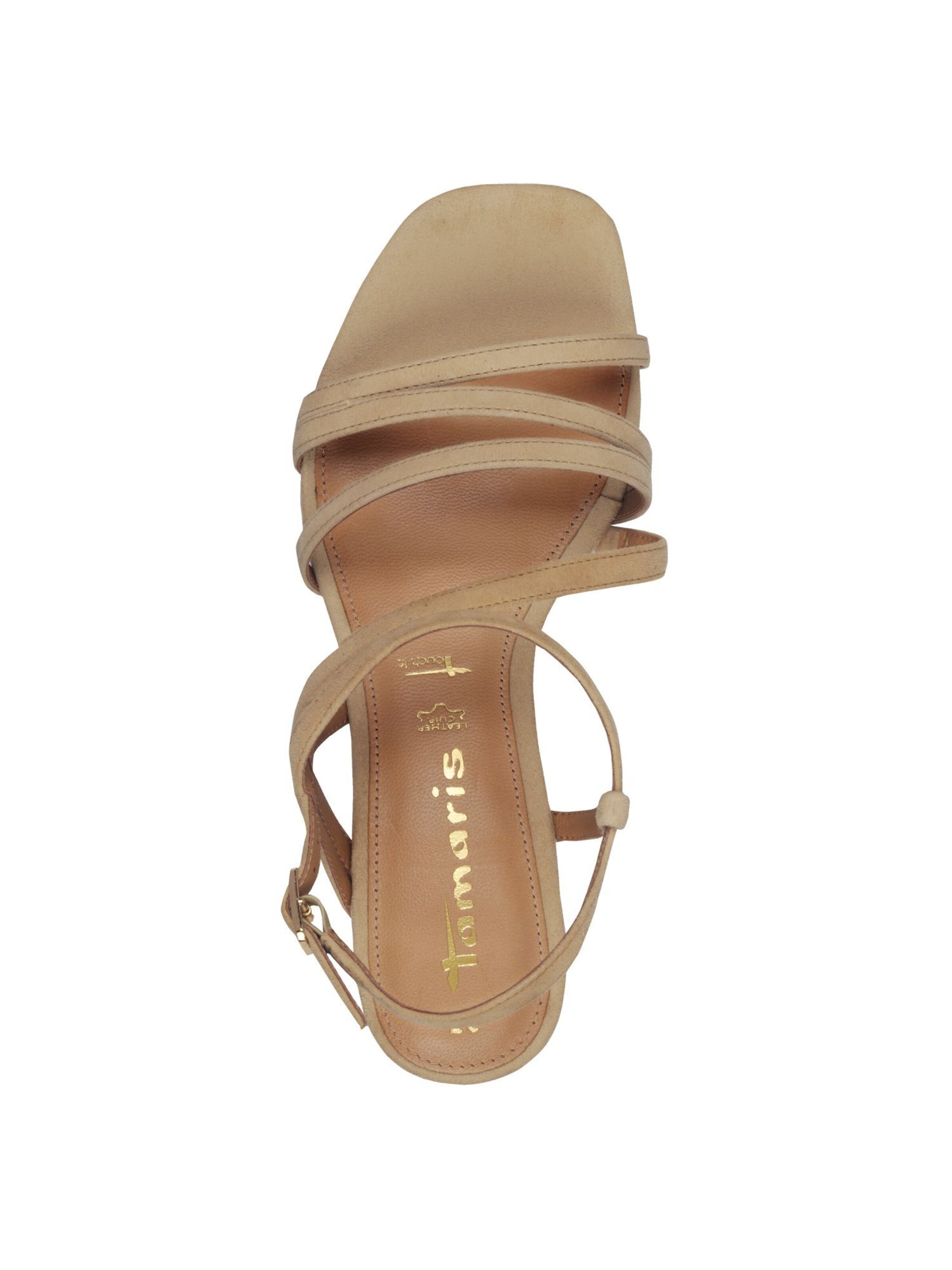 Tamaris Sandalen met riem in Bruin