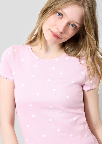 T-shirt QS en rose