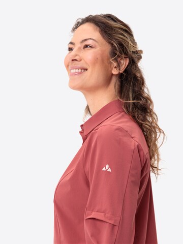 VAUDE Multifunctionele blouse 'Farley' in Rood