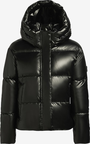 Veste d’hiver 'Devina-YM' khujo en noir : devant