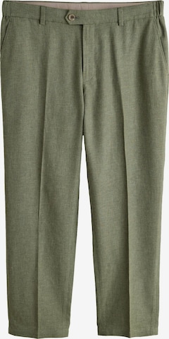 Effilé Pantalon à plis Next en vert : devant