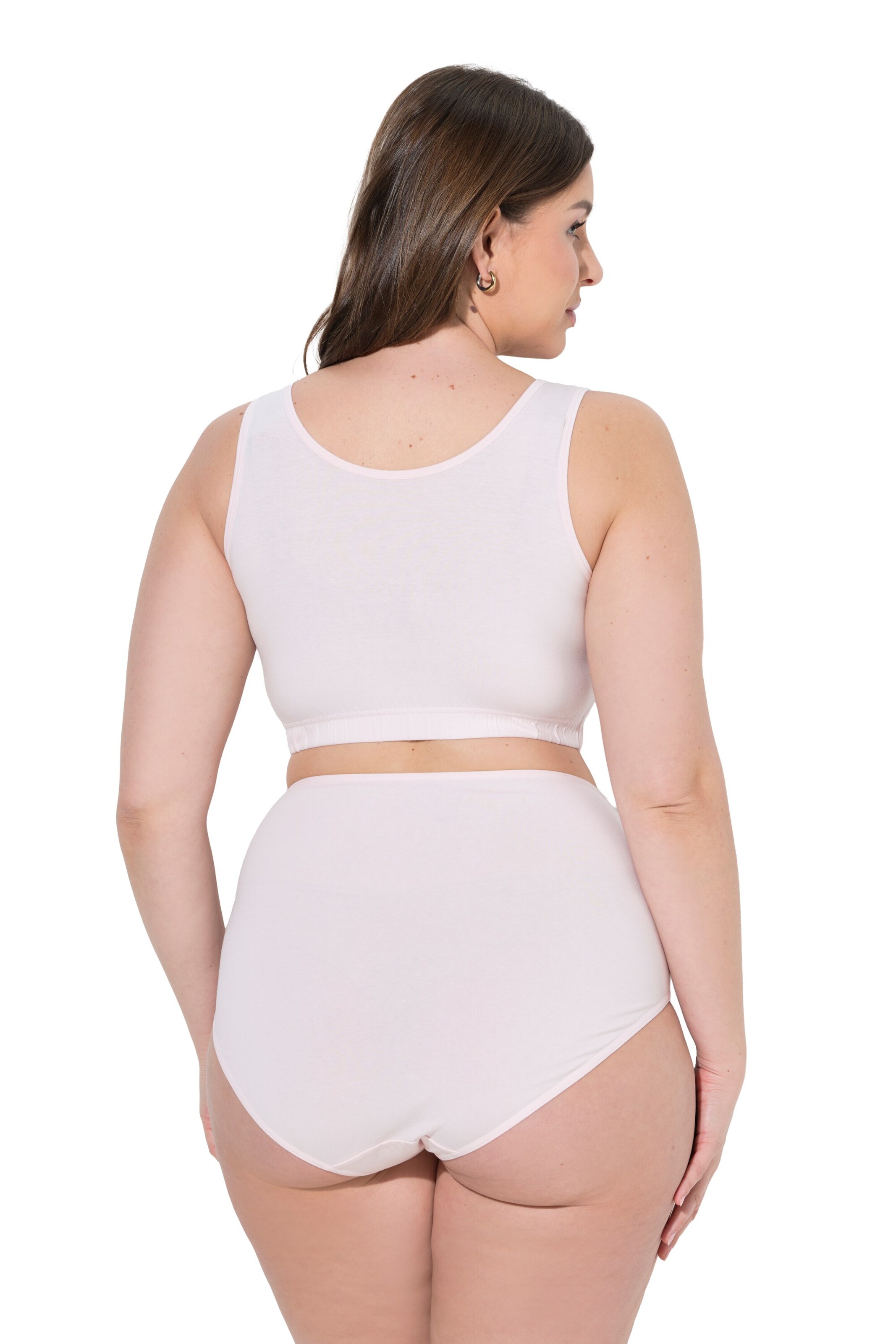 Ulla Popken Bralette Bra in Pink