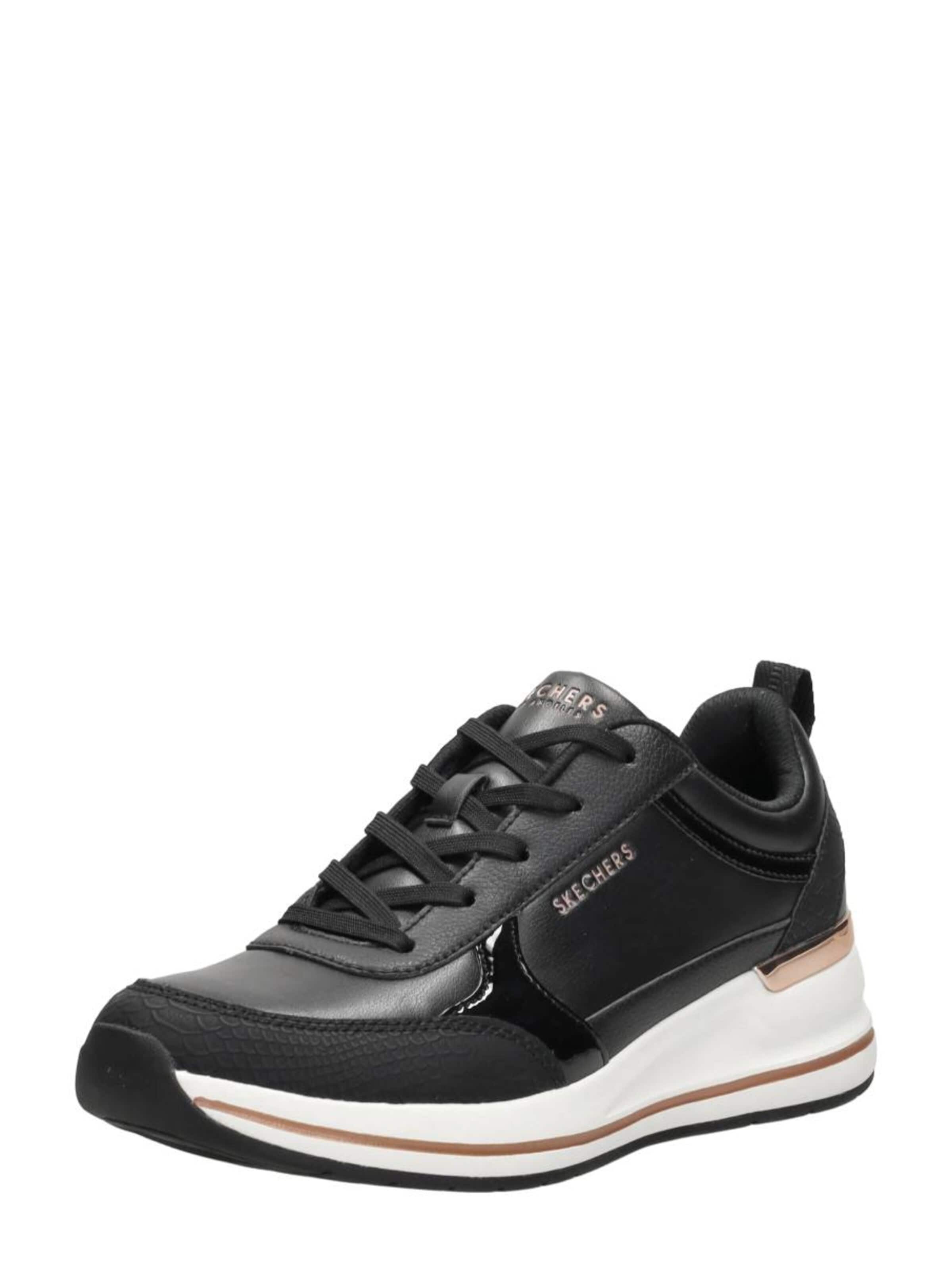Baskets basses 'Billion 2 - Mid Lace Up' SKECHERS en noir