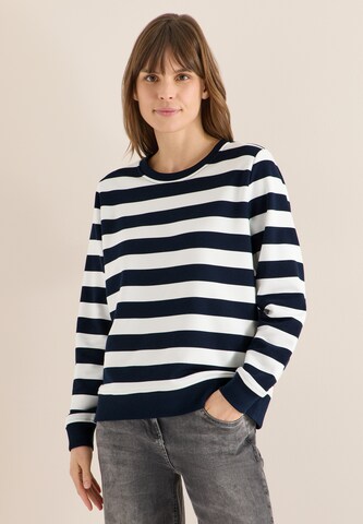 CECIL Sweatshirt in Blue: front