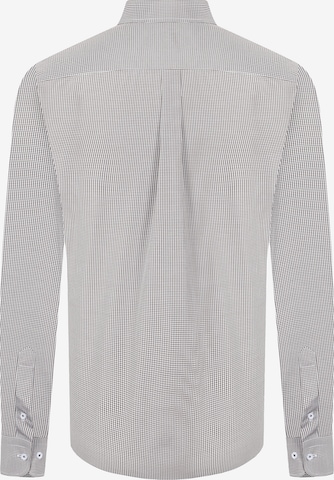 DENIM CULTURE Regular fit Button Up Shirt 'Grant' in Brown