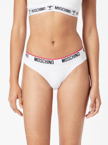 Moschino Underwear Σλιπ σε λευκό: μπροστά