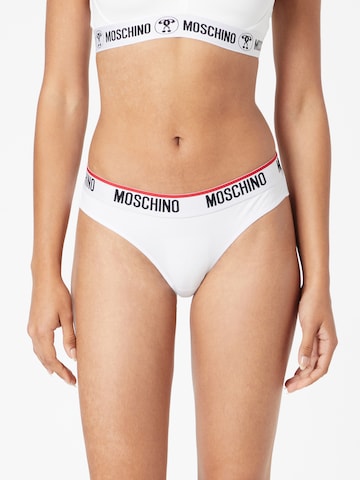 Moschino Underwear Spodnje hlačke | bela barva: sprednja stran