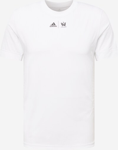 ADIDAS SPORTSWEAR Performance shirt 'New York Graphic' in Brown / Pink / Black / White, Item view
