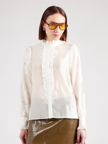 VILA ROUGE EDIT Blouse 'ROUVIKY' in White: front