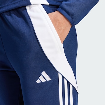 Coupe slim Pantalon de sport 'Tiro 24' ADIDAS PERFORMANCE en bleu