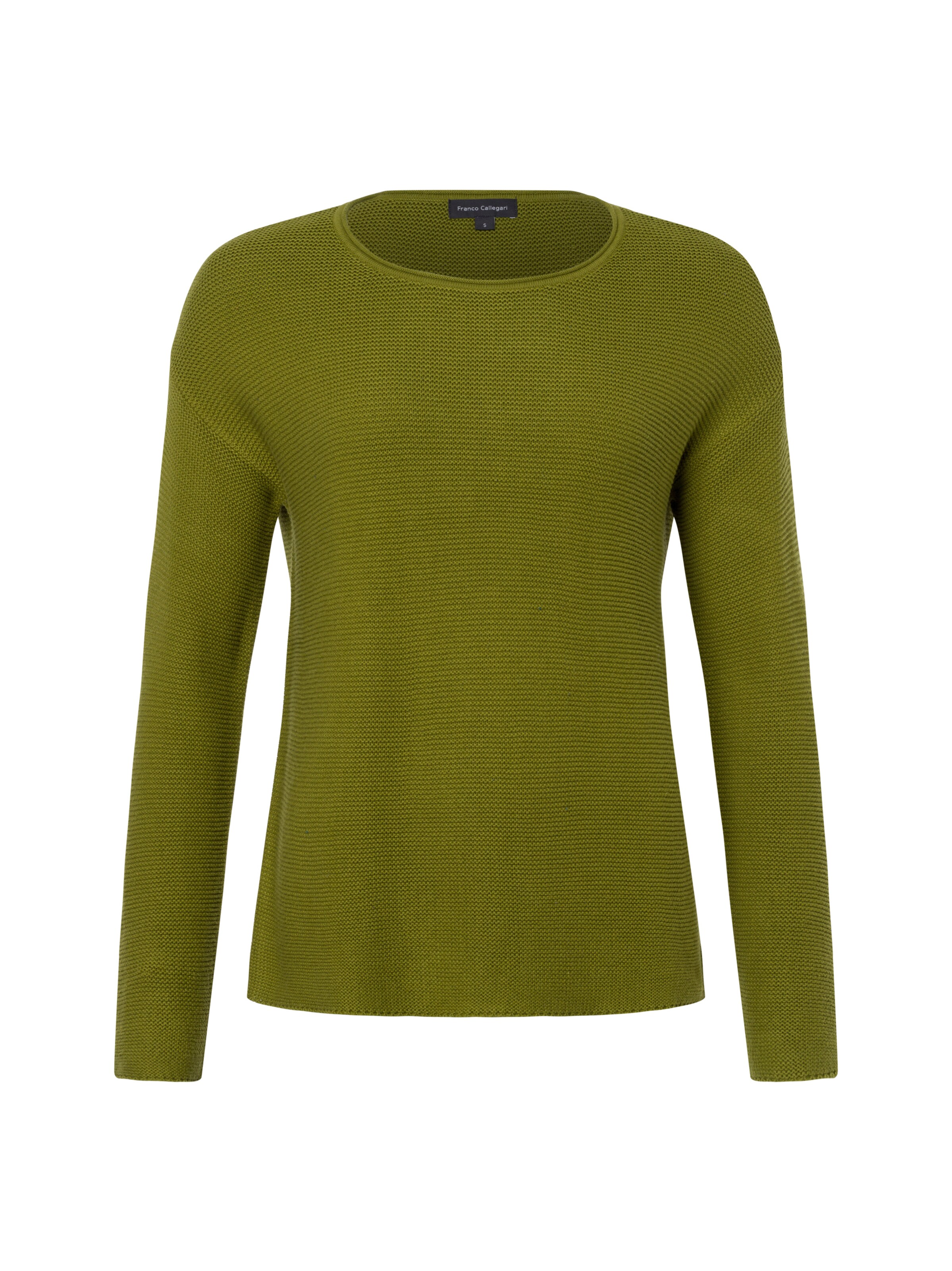 Pull-over Franco Callegari en vert : devant