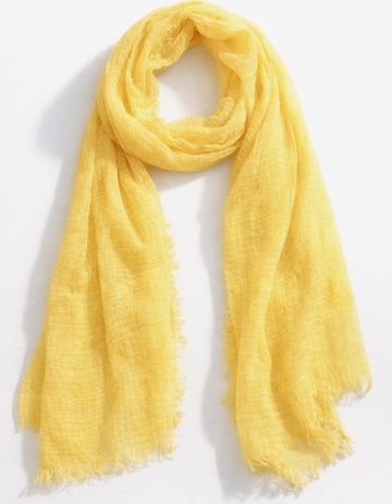 COLLEZIONE ALESSANDRO Scarf 'Soft-i' in Yellow: front