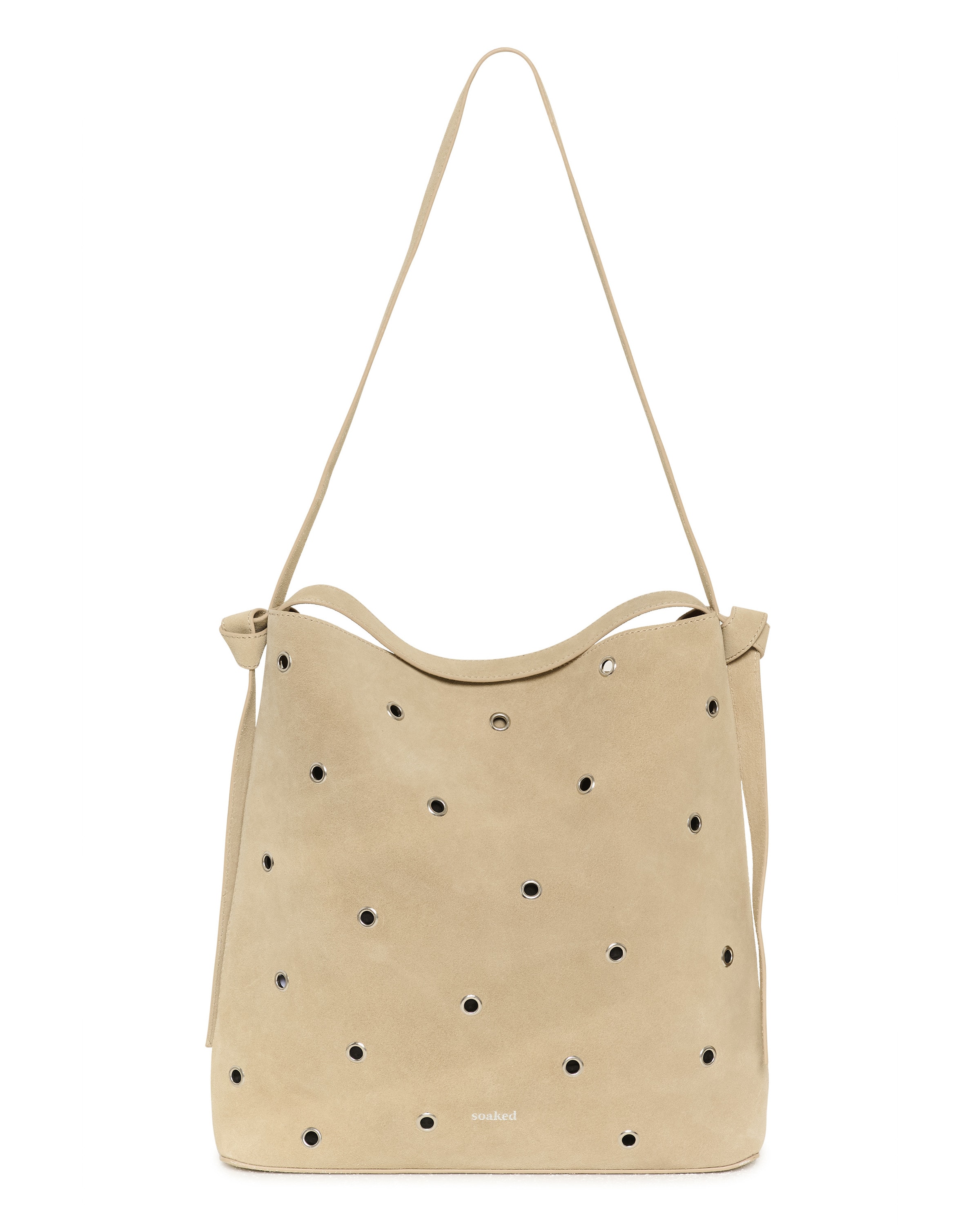 Sac bandoulière 'SLCalilje' SOAKED IN LUXURY en beige : devant