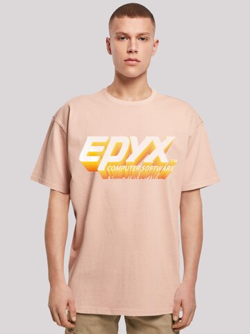 F4NT4STIC Shirt 'EPYX Logo 3D' in Orange: predná strana