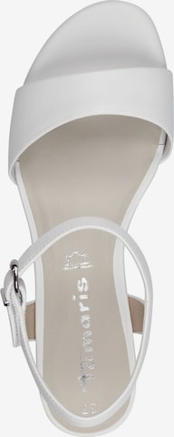 TAMARIS Strap sandal in White