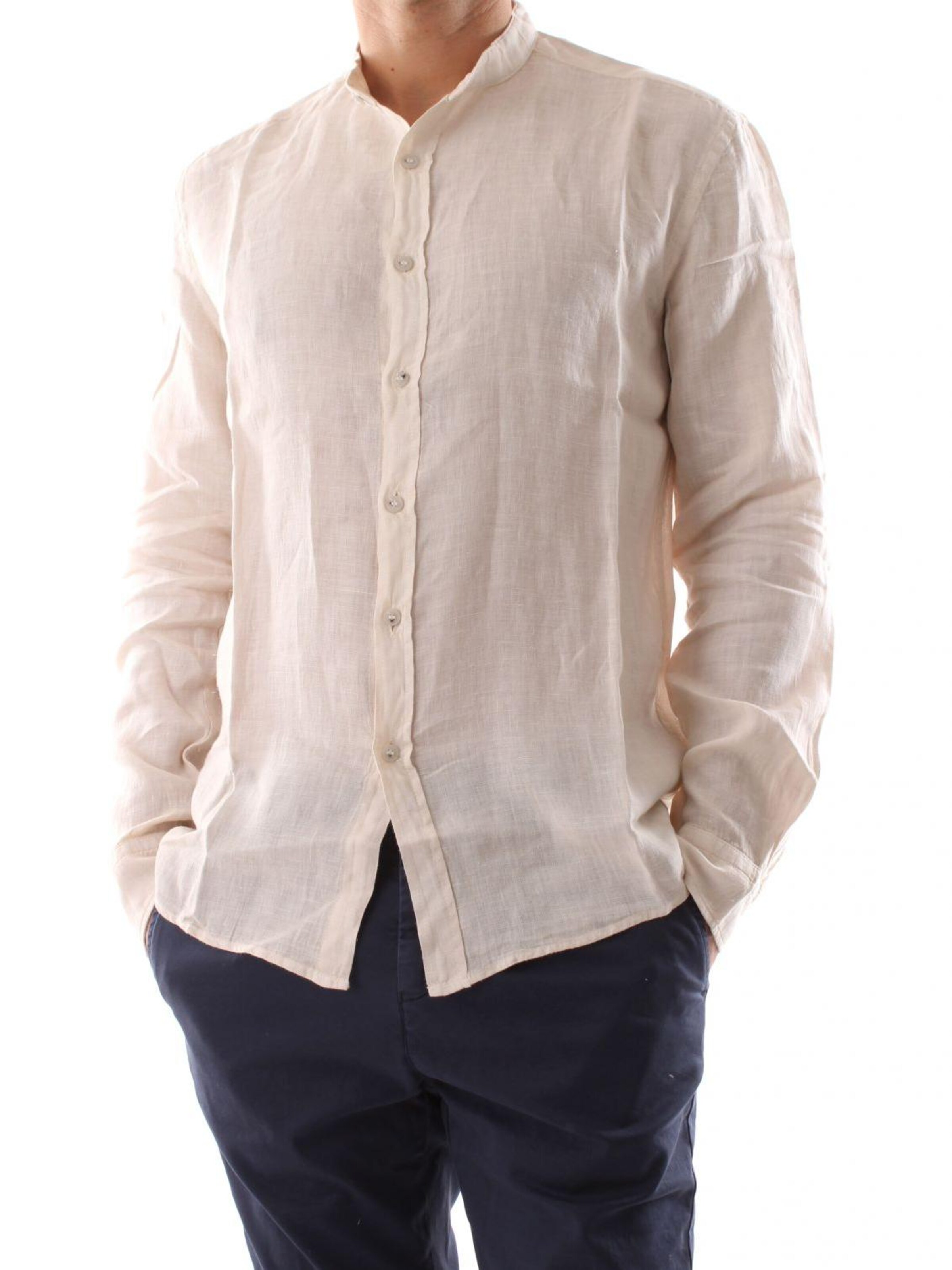 40weft Shirt in Beige: front