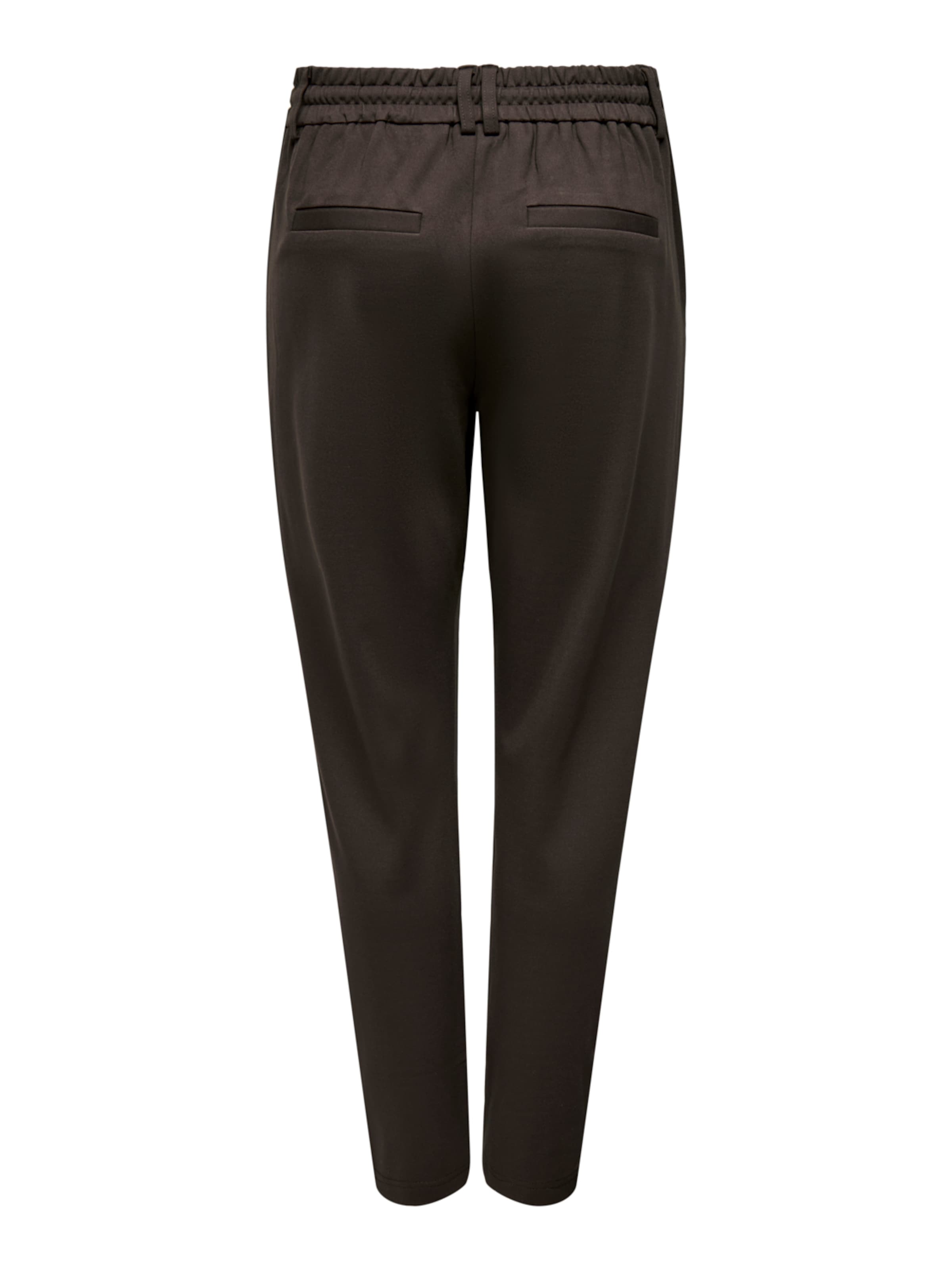 ONLY - Slimfit Pantalón plisado 'Poptrash' en marrón