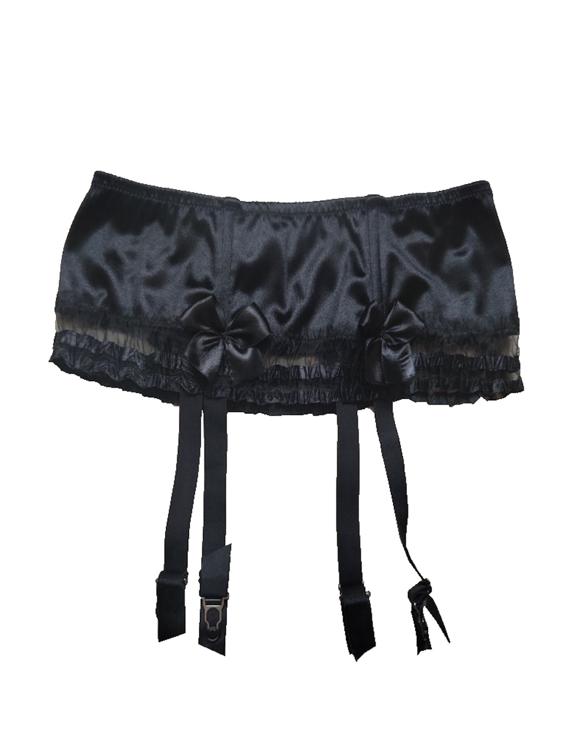 7Heaven Garter Belt 'Layra' in Black