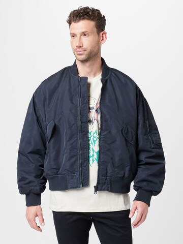 Calvin Klein Jeans Between-season jacket in Blue: front