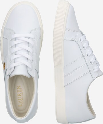 Sneaker low 'Janson II' de la Lauren Ralph Lauren pe alb