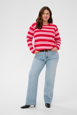 KAFFE CURVE Shirt 'Winni' in Rot