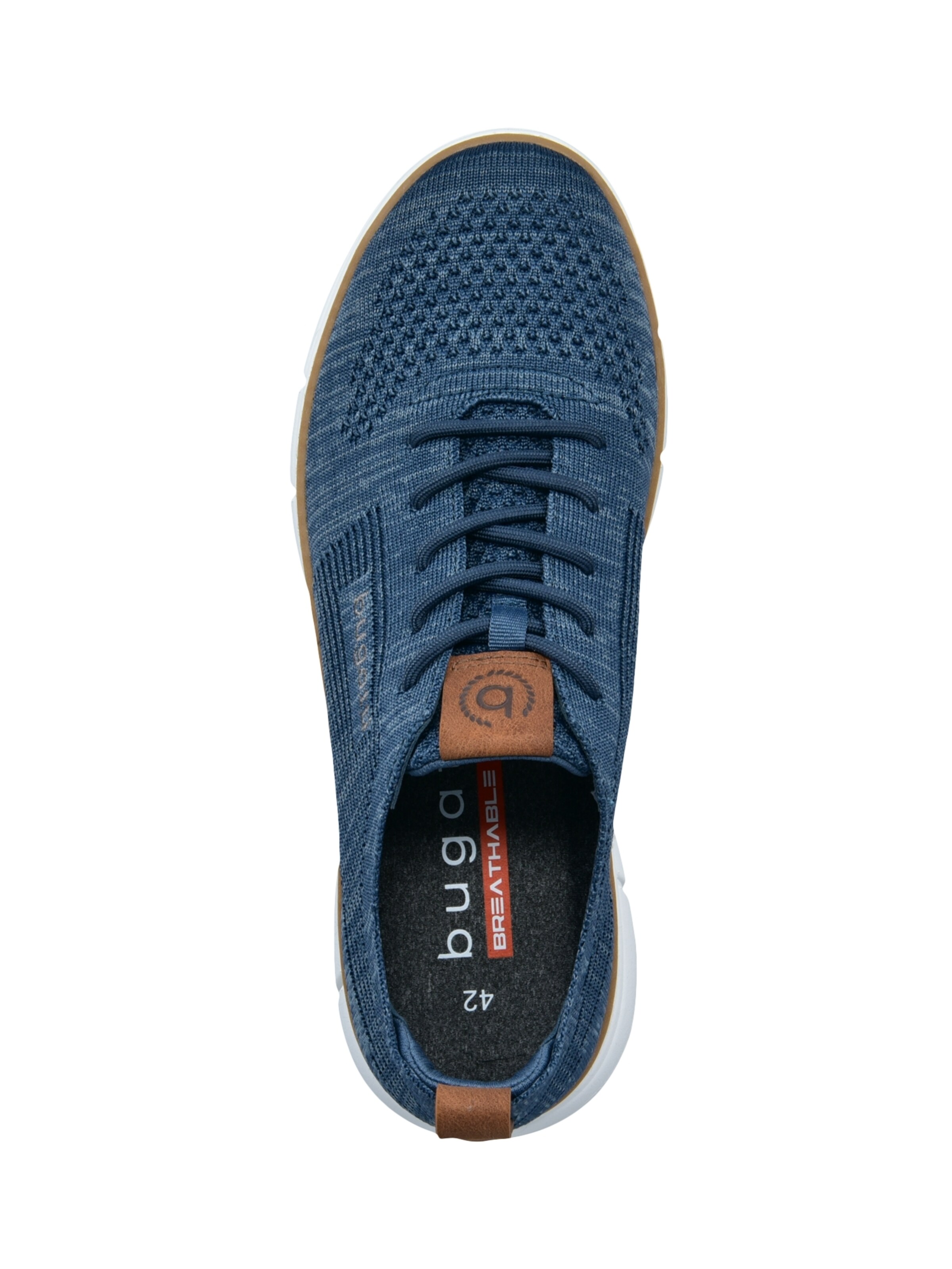 Baskets basses bugatti en bleu