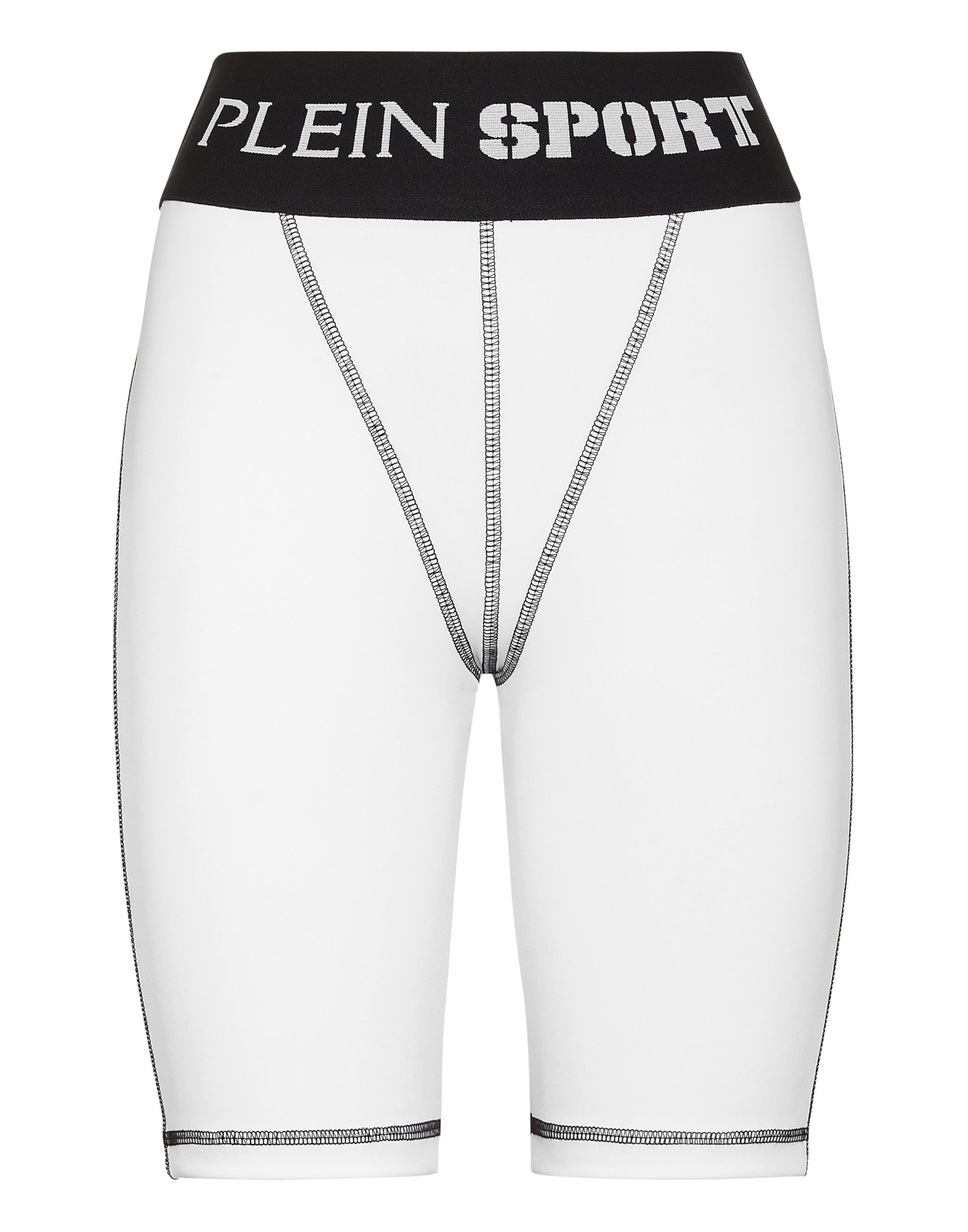 Plein Sport Sportbroek in Wit: voorkant