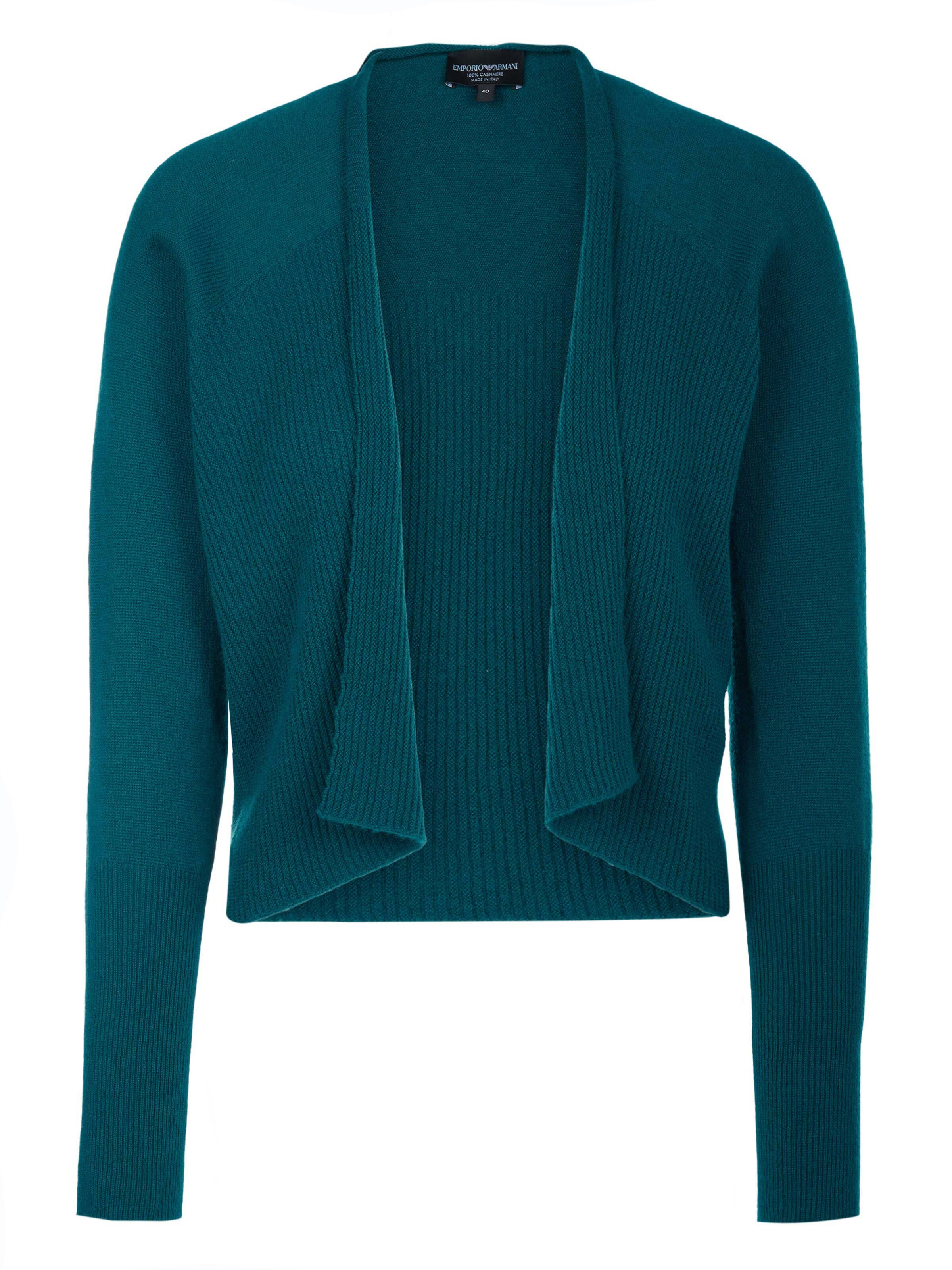 Emporio Armani Knit cardigan in XS in Dark green, Item view