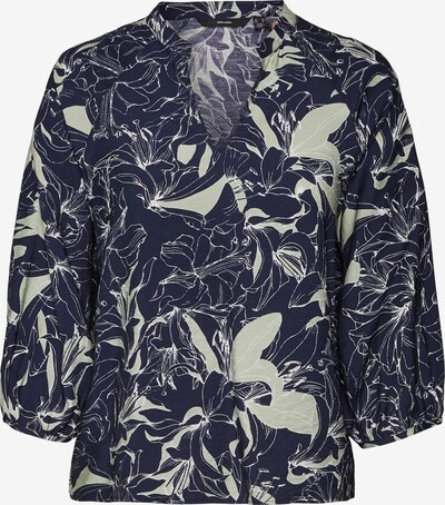 VERO MODA Blouse 'ABBI' in Navy / Pastel green / White, Item view