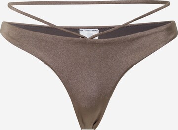 LeGer by Lena Gercke Bikini bottom 'Gunda' in Brown: front