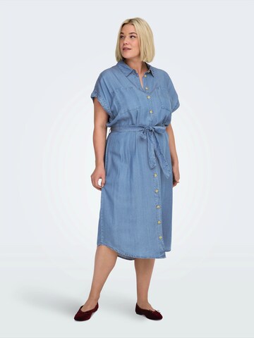 ONLY Carmakoma - Vestido camisero 'CARPema Hannover' en azul