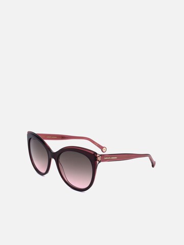 Lunettes de soleil Carolina Herrera en rouge : devant