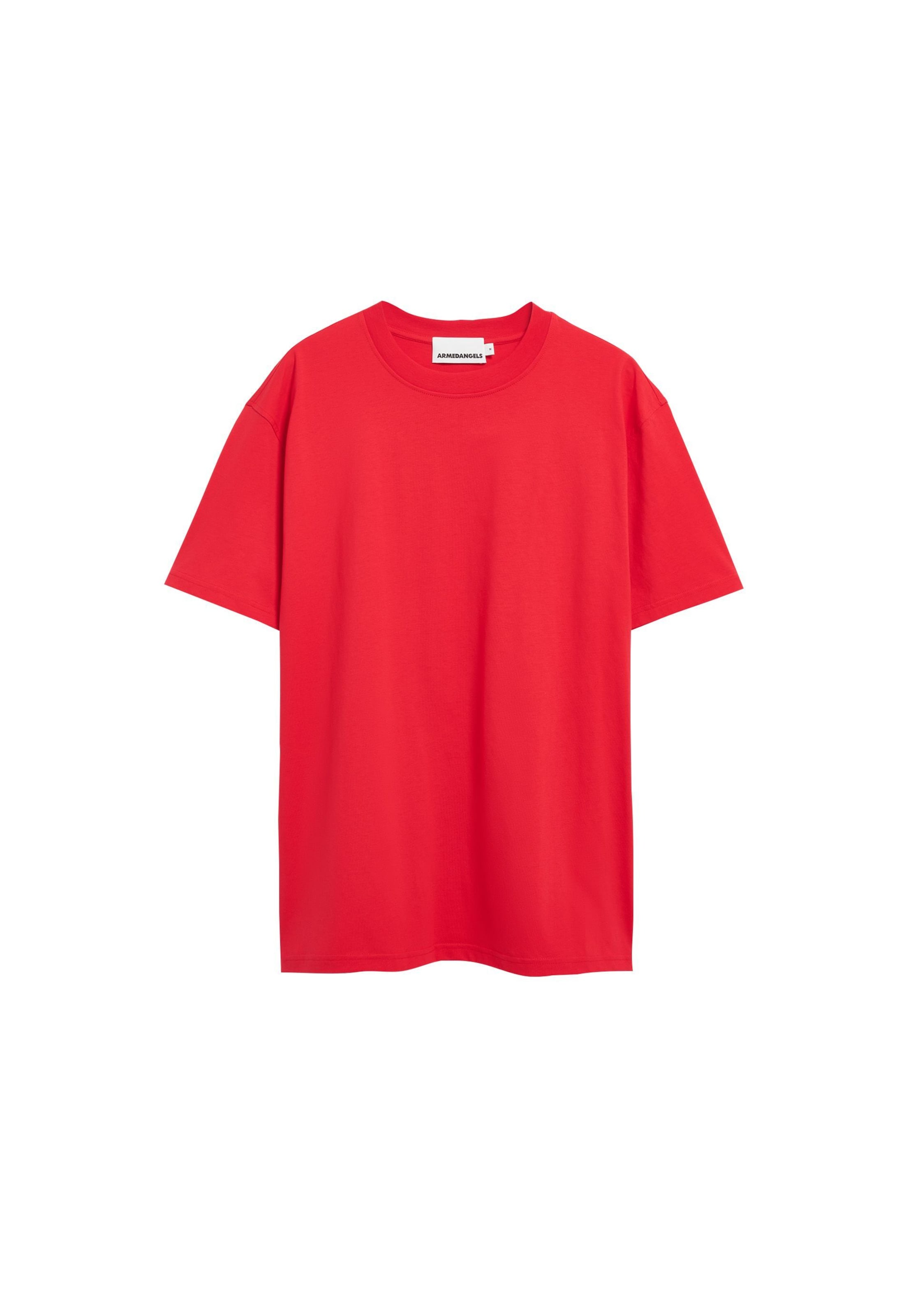ARMEDANGELS Shirt in Rood: voorkant