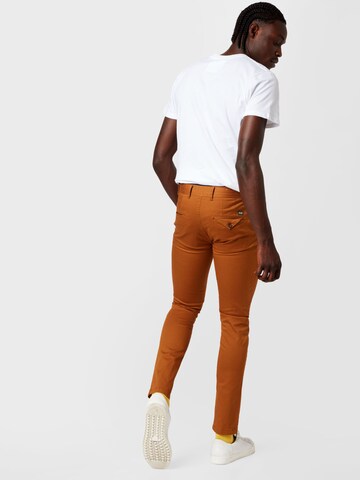 Coupe slim Pantalon chino 'Stuart' SCOTCH & SODA en marron