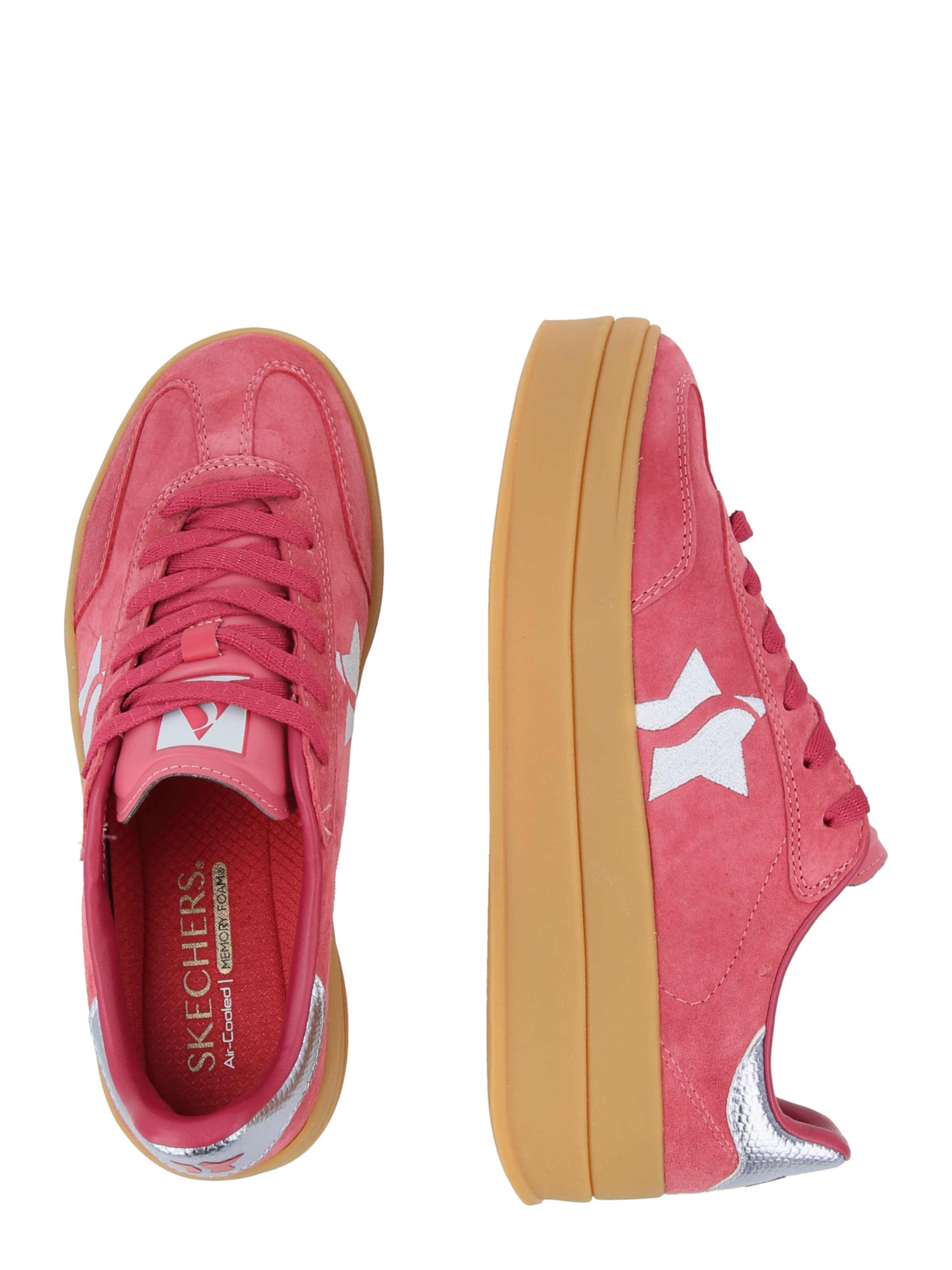 SKECHERS Σνίκερ χαμηλό 'ACADEMY' σε κόκκινο