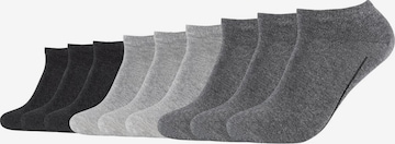 camano Ankle Socks in Grey: front