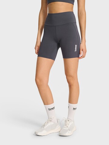 Hummel Скинни Спортивные штаны 'Pulse' в Черный: спереди