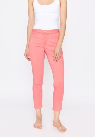 Angels Slimfit Slim Fit Jeans in Pink: predná strana