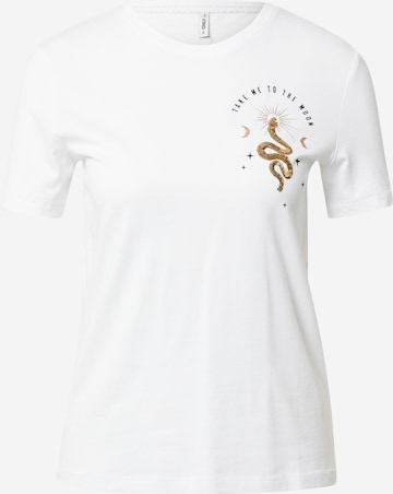 T-shirt 'KITA' ONLY en blanc : devant